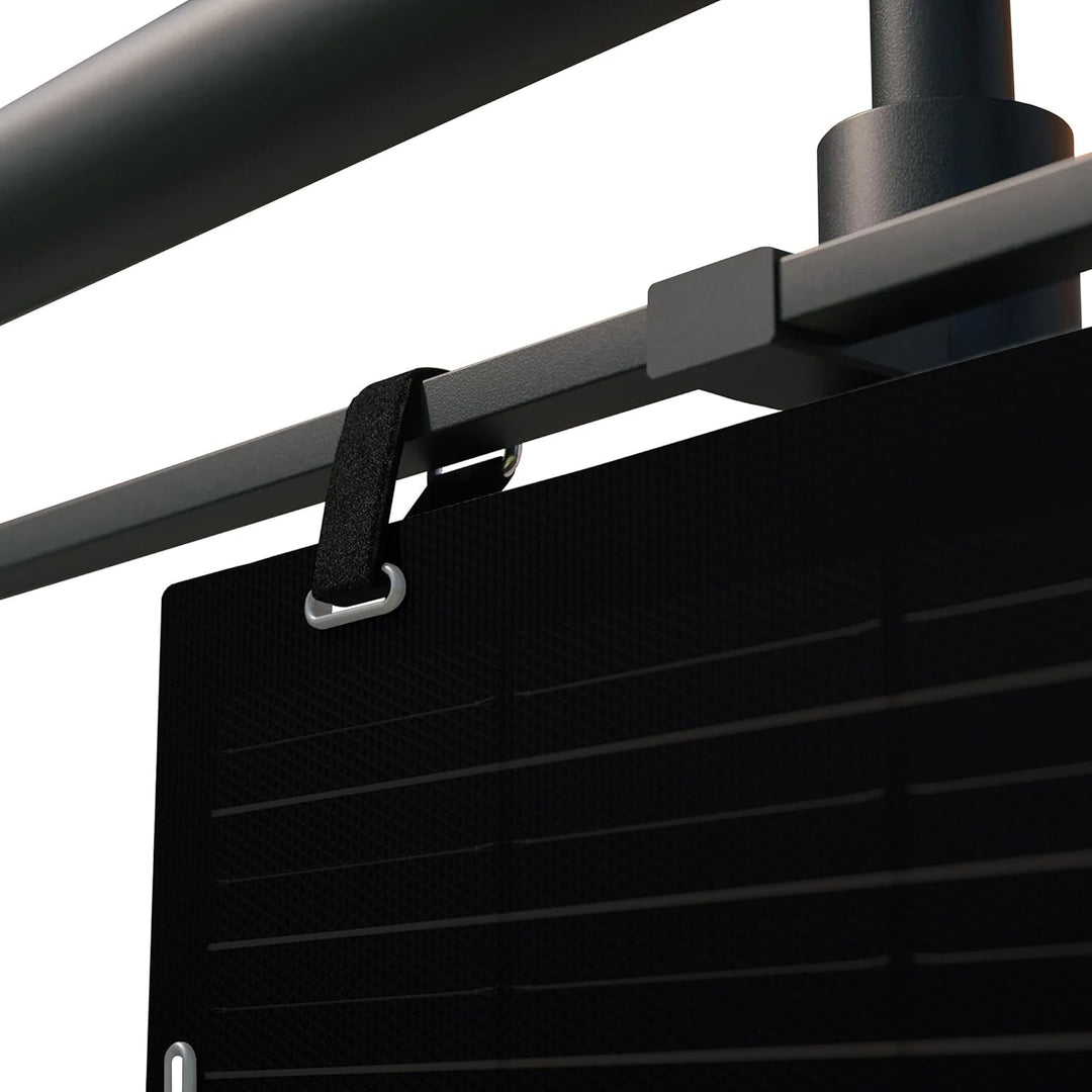 4x Solarmodul FLEX 200 Watt mit Anschlussbox auf der Rückseite - Innovatives hochflexibles Solarpane