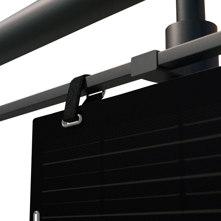 4x Solarmodul FLEX 200 Watt mit Anschlussbox auf der Rückseite - Innovatives hochflexibles Solarpane