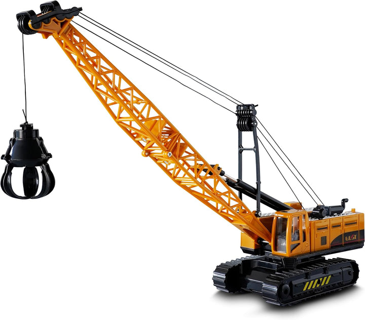 Raupenbagger Kettenbagger Baustellenfahrzeug Metall Kunststoff mit Rückzugsfunktion und Drehmechanis