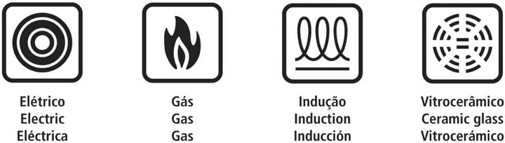 Tramontina GRANO Gemüsetopf, ø 24cm 7,7 Liter, Edelstahl, Induktion, ofenfest Gemüsetopf Ø24 cm, Gem