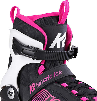 K2 Damen Kinetic Ice W Schlittschuhe EU: 38 (UK: 5 / US: 7.5) Single black - pink, EU: 38 (UK: 5 / U