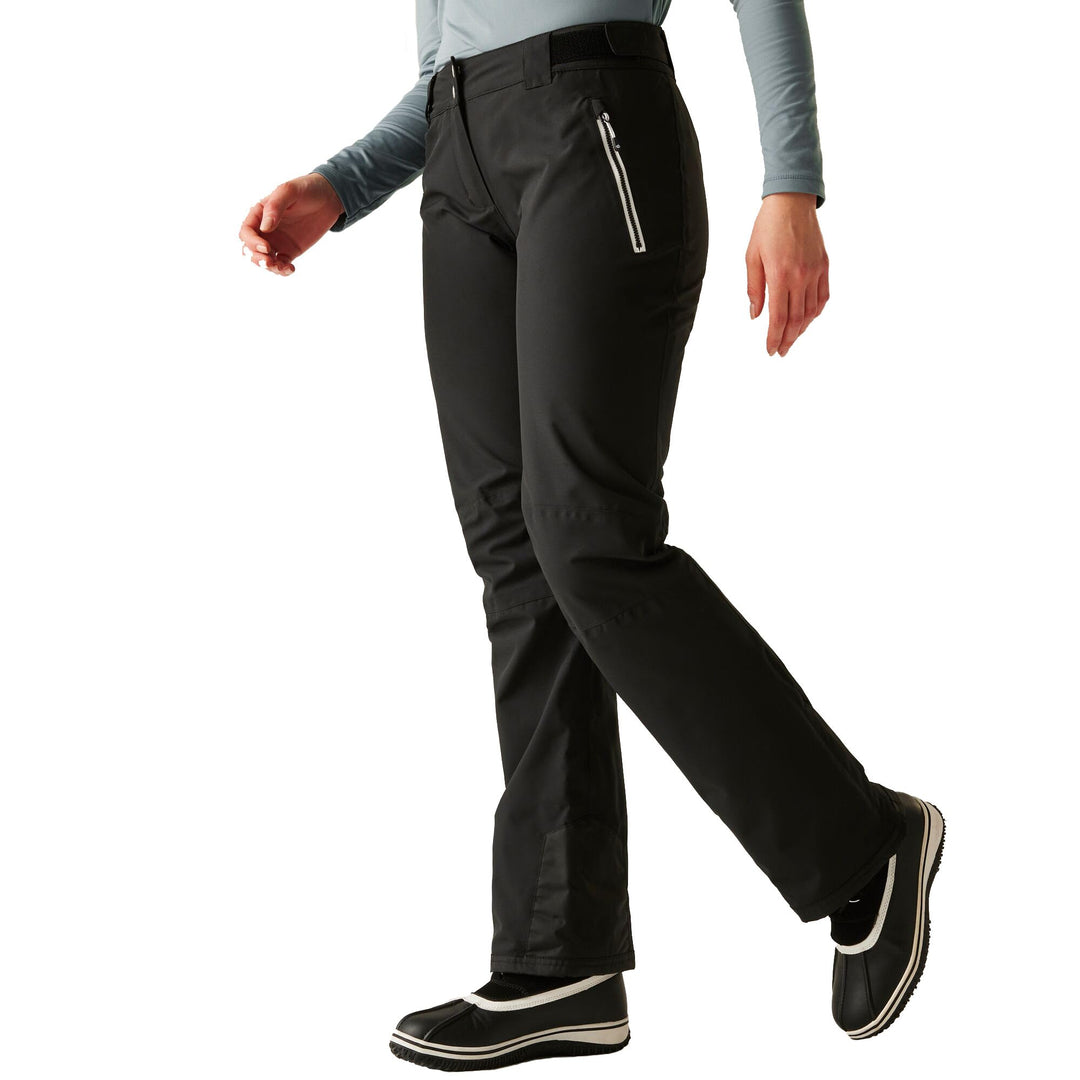 Dare 2b Damen Skihose Womens Diminish Waterproof Ski Salopettes Pants, Schwarz