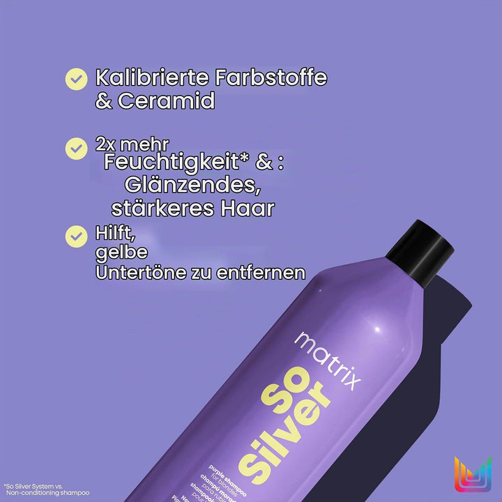 Matrix Total Results So Silver Shampoo, 33.79 Ounce by Matrix