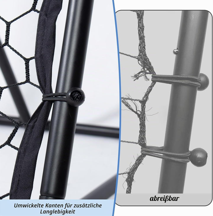 Leogreen Rebounder für Fussball, Fussball Rebounder Jugendlich, Teleskopische Stufenlose Einstellung
