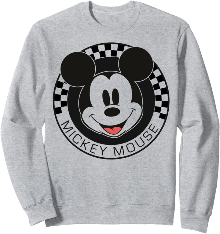Disney Mickey And Friends Mickey Mouse Checker Circle Sweatshirt