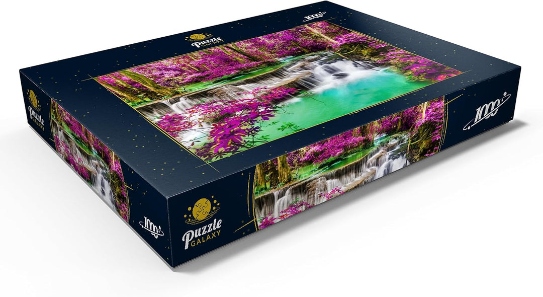 Huay Mae Khamin Wasserfall, Thailand - Premium 1000 Teile Puzzle - MyPuzzle Sonderkollektion von Puz