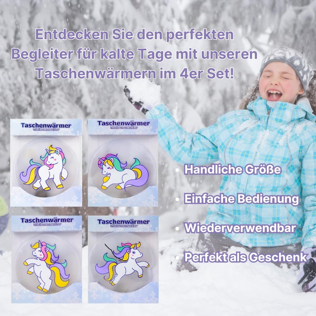 Taschenwärmer wiederverwendbar, Handwärmer, Wärmekissen, Wärmepads, Fingerwärmer für Kinder und Erwa