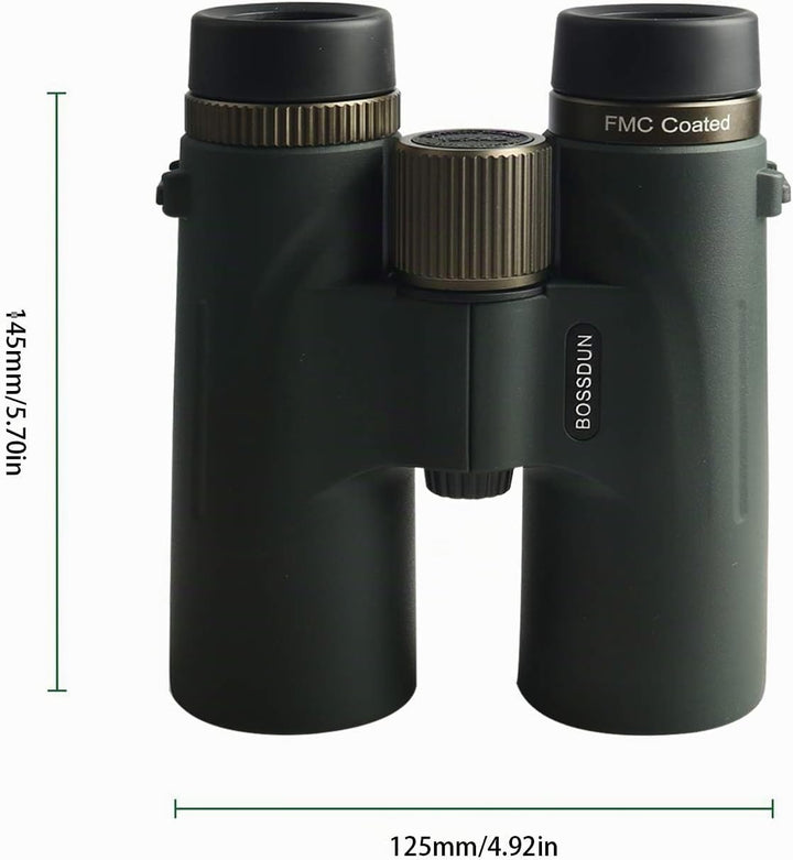 Fernglas,12x42 Hd Feldstecher Ferngläser,wasserdichtes Hochleistungsfernglas Mit Nachtsicht Bei Schl