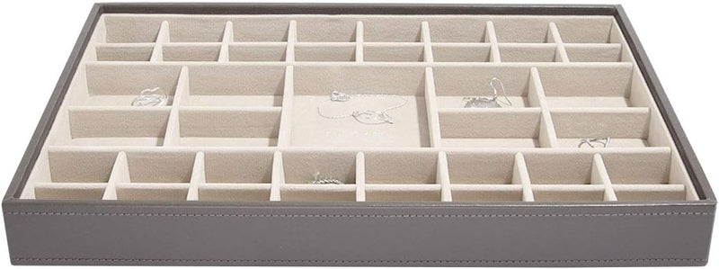 Stackers – Schmuckbox, besonders Tief, 41 Fächer, mink, 36 x 25 x 4 cm, Mink