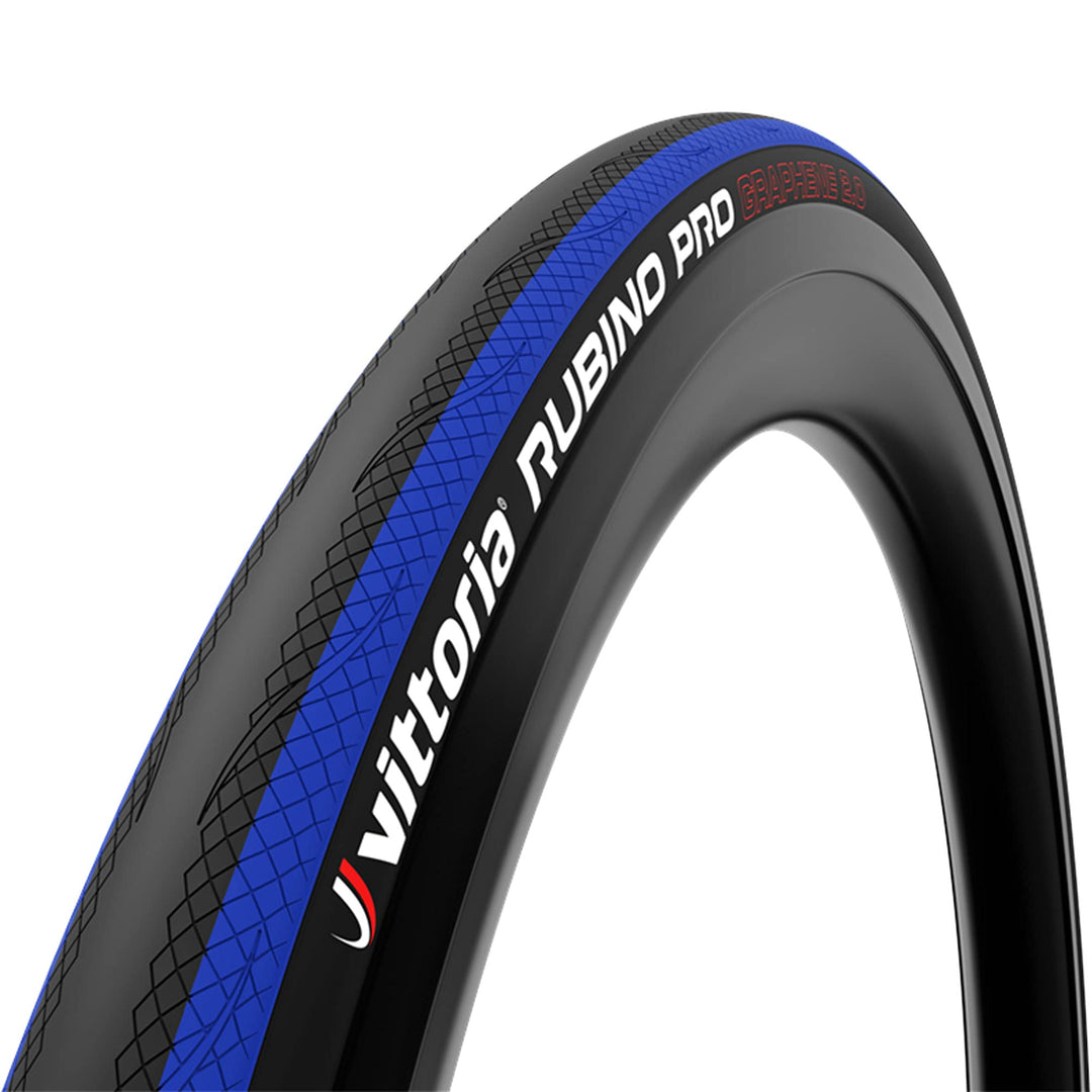 Vittoria Rubino Pro Faltreifen 700 x 25c Schwarz / Blau / Schwarz, 700 x 25c Schwarz / Blau / Schwar