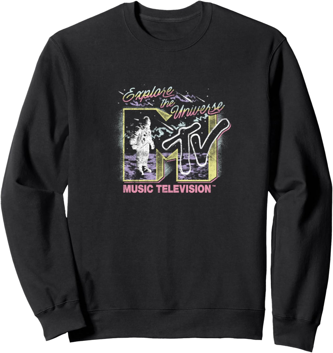 MTV Music Television Explore The Universe Logo Sweatshirt