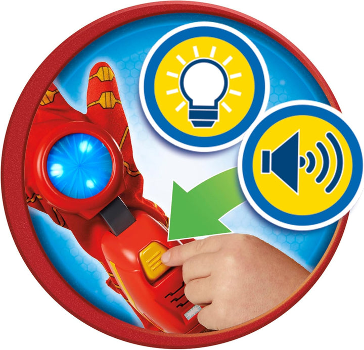 Marvel Iron Man und Seine fantastischen Freunde Hightech Helden-Spielset, Iron Man Maske und elektro