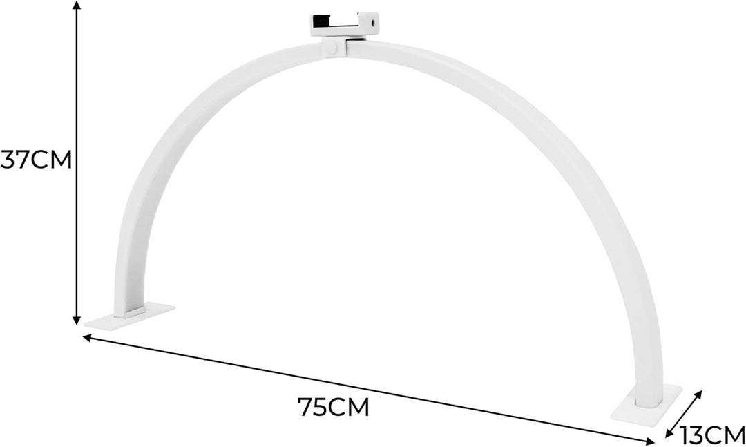 LED Halbmondlampe 75cm | 50W 3 Farben Warm- Neutral- Kaltweiss | 3000-6000K Dimmbar Temperatur | Man