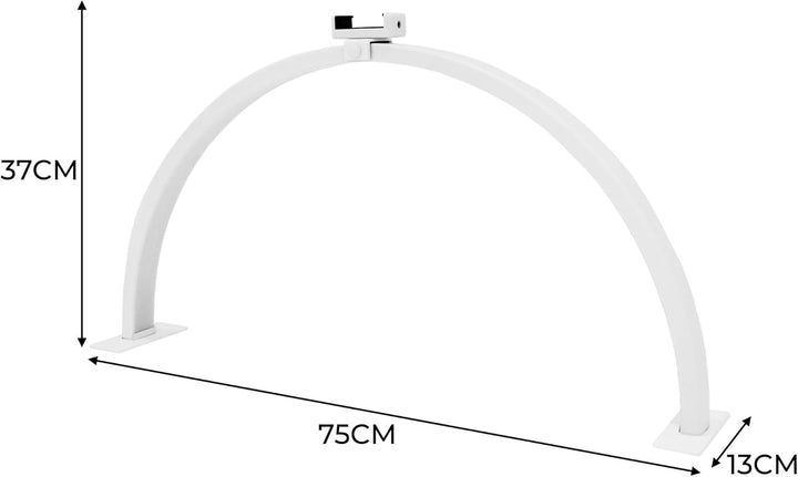 LED Halbmondlampe 75cm | 50W 3 Farben Warm- Neutral- Kaltweiss | 3000-6000K Dimmbar Temperatur | Man