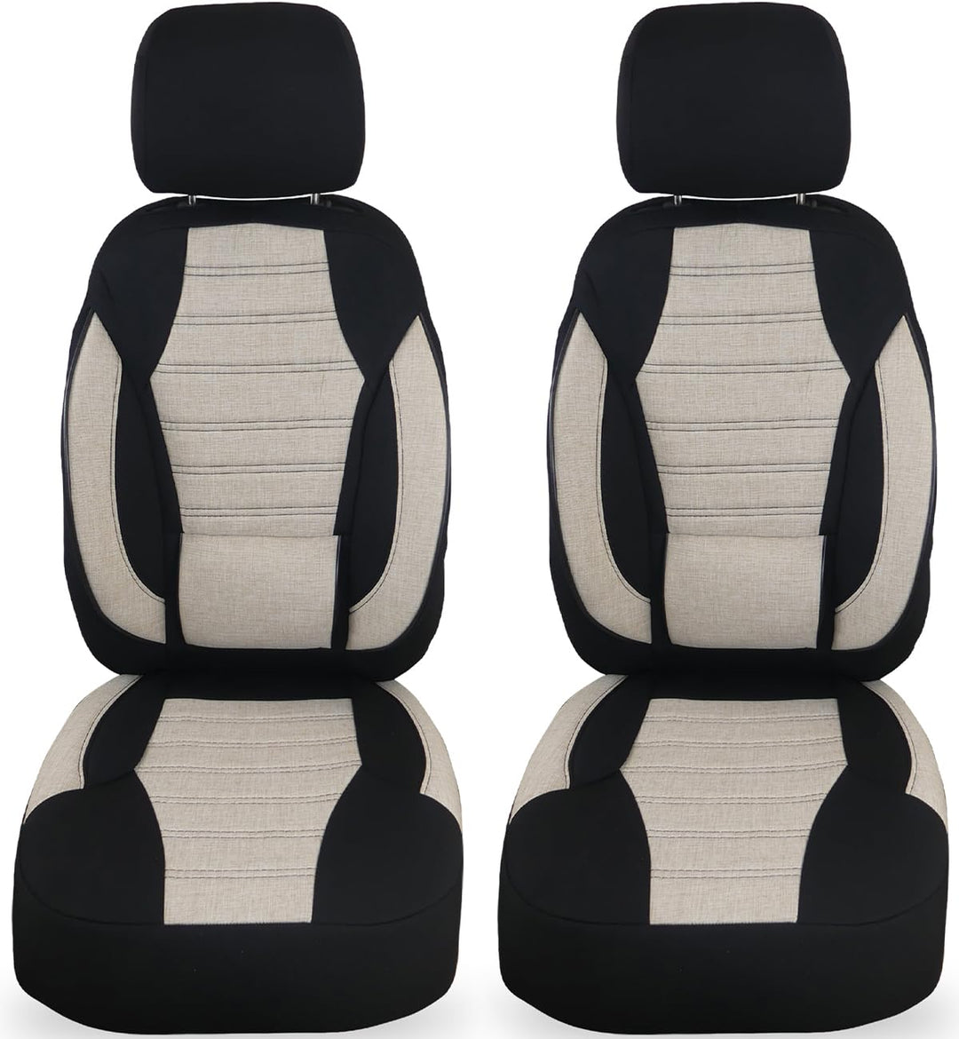 BREMER SITZBEZÜGE Mass Sitzbezüge Schonbezüge für Mercedes B-Klasse W247 KT105 KT105 - Schwarz/Beige
