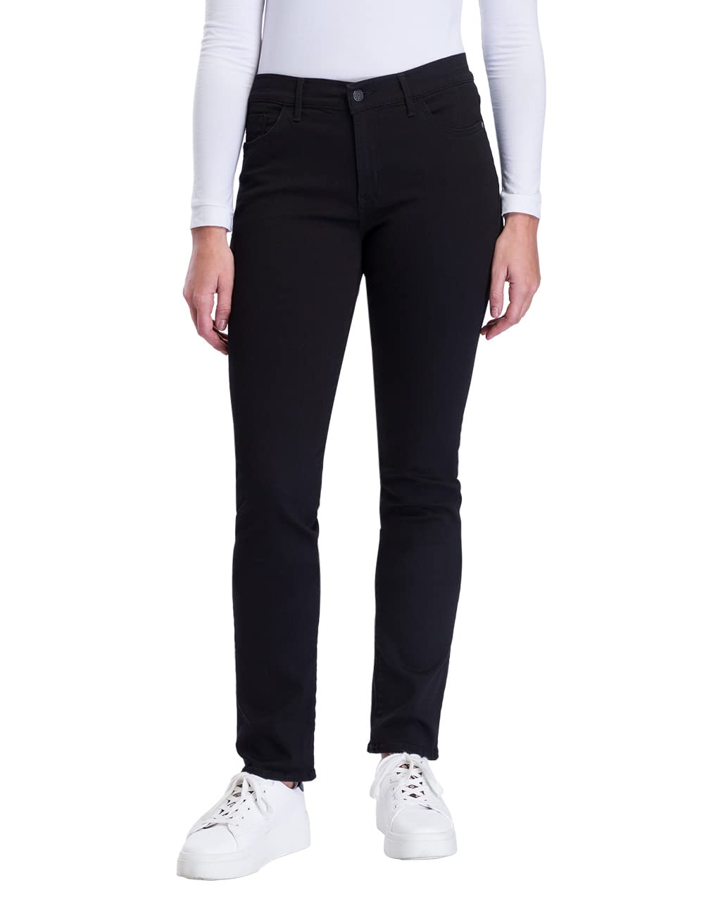 PIONEER AUTHENTIC JEANS Damen Kate Jeans, Black/Black Rinse (11)