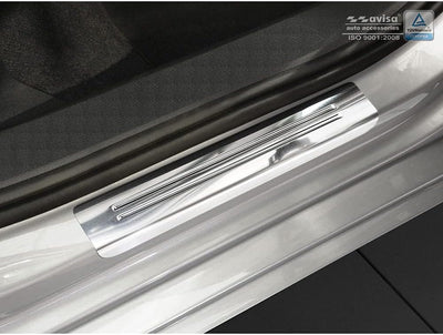 Avisa INOX Door sill Protectors Compatible with Volkswagen Passat 3G Sedan/Variant 2014- - 'Special