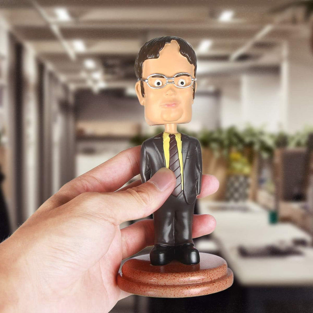 Cleaky Dwight Schrute Wackelkopf für Dunder Mifflin, The Office Merchandise, The Office Gifts for Of