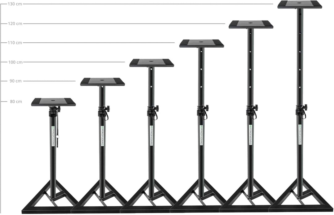 Pronomic SLS-10 Stativ für Studio Monitor Ständer & Stagg SAC3PXMDL - Audio- Patchkabel - 3 Meter -
