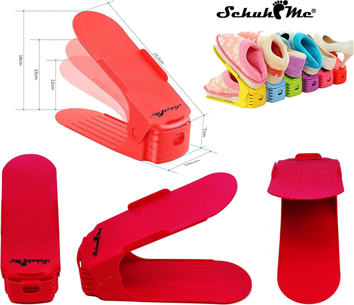 5 x Verstellbarer Profi Schuhstapler Schuhorganizer Schuhhalter – Magic Shoe Rack Organizer - Sparse