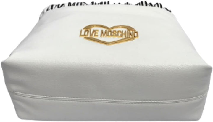 Love Moschino Women's Jc4228pp0gkj1 Handbag, 19X25X10 Weiss, Weiss