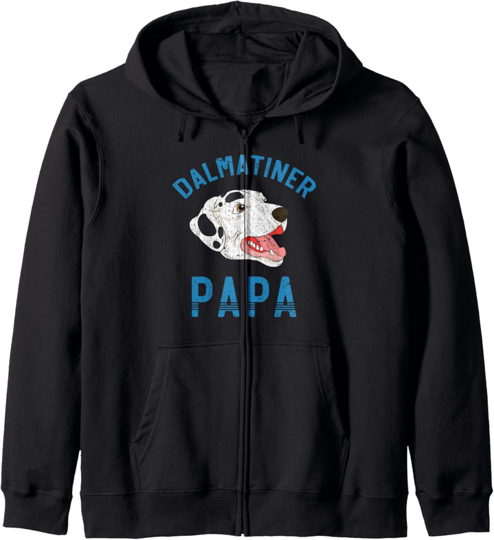 Dalmatiner Papa Hundebesitzer Vatertag Hunde Dalmatiner Kapuzenjacke