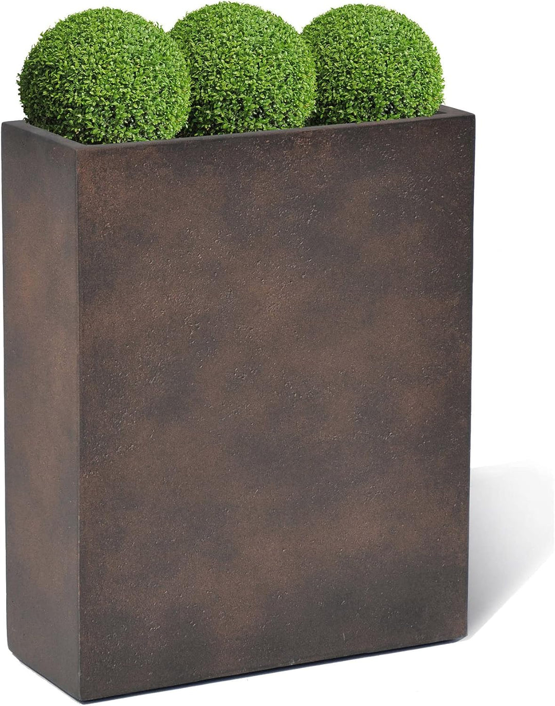 ESCHBACH® Pflanzkübel HIGH Box 60 Rost Braun Raumteiler * 60 x 24 x 74 cm * 10 Jahre Garantie 60x24x