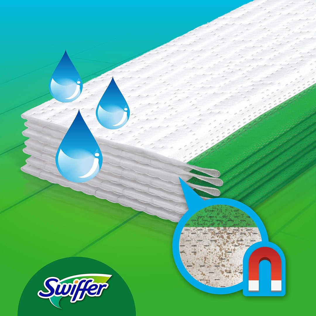 Swiffer Wischmopp, 48 Feuchttücher (2 x 24 cm), ideal für Holz-, Keramik- und Vinylböden 48 stück (1