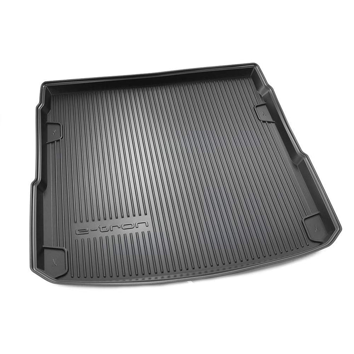 Audi 4KE061180 Gepäckraumschale Kofferraumschale Schutzmatte Einlage Schale mit E-tron Schriftzug, A