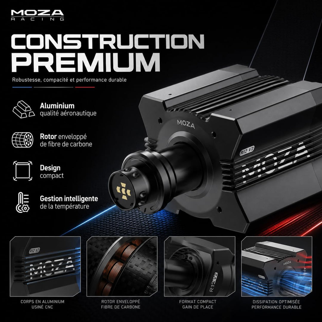 MOZA R12 V2 DIRECT DRIVE WHEEL BASE