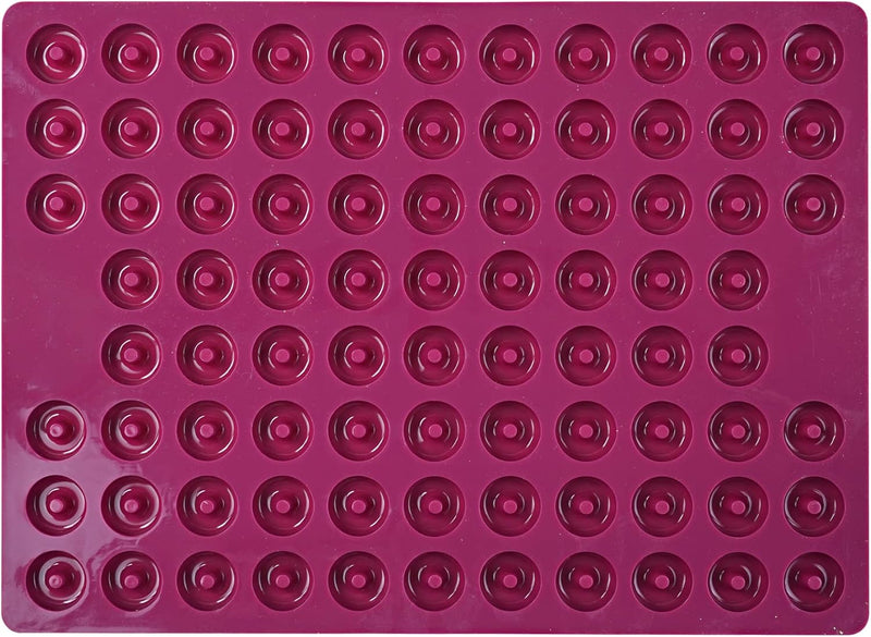 Collory Medium Donut (2,8cm) Silikon Backform für Hundekekse & Hundeleckerlis, Pralinenform, Schokol