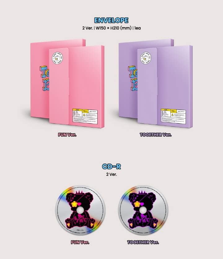 STAYC - TEDDY BEAR 4th Single Album+Folded Poster (FUN ver, 1 Folded Poster)