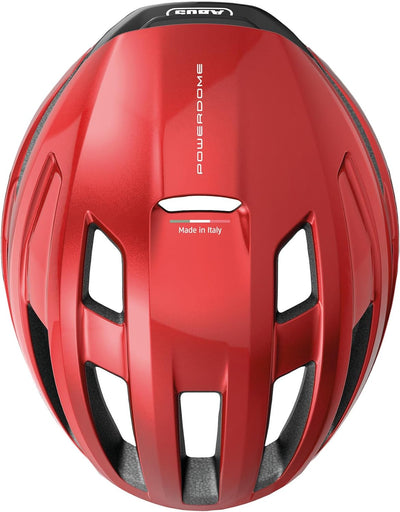 ABUS Rennradhelm PowerDome - leichter Fahrradhelm mit cleverem Belüftungssystem und aerodynamischem