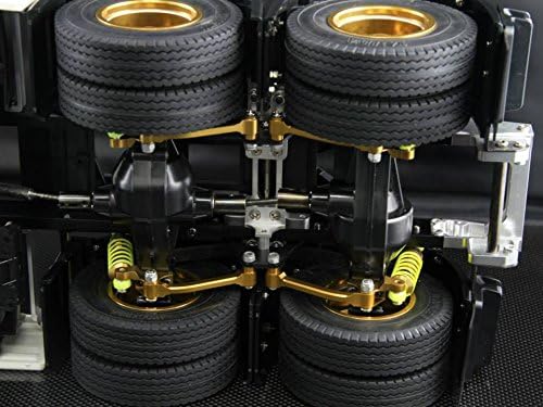 GPM for Tamiya 1/14 Truck Tuning Teile Aluminium Radius Arm with Collars & Lock Nuts & Screws - 2Prs