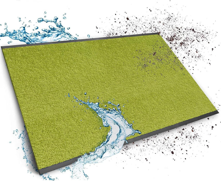 Floordirekt Schmutzfangmatte auf Mass, 120 x 500 cm, Limone, Fussmatte, Türmatte Eingangsbereich, Fu