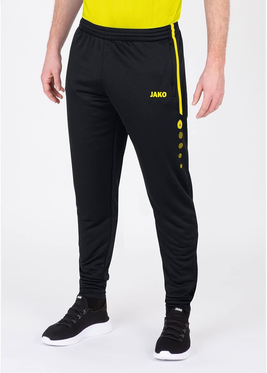 JAKO Herren Trainingshose Active I Sporthose Herren lang mit Elastischem Bund & Seitentaschen I Trai