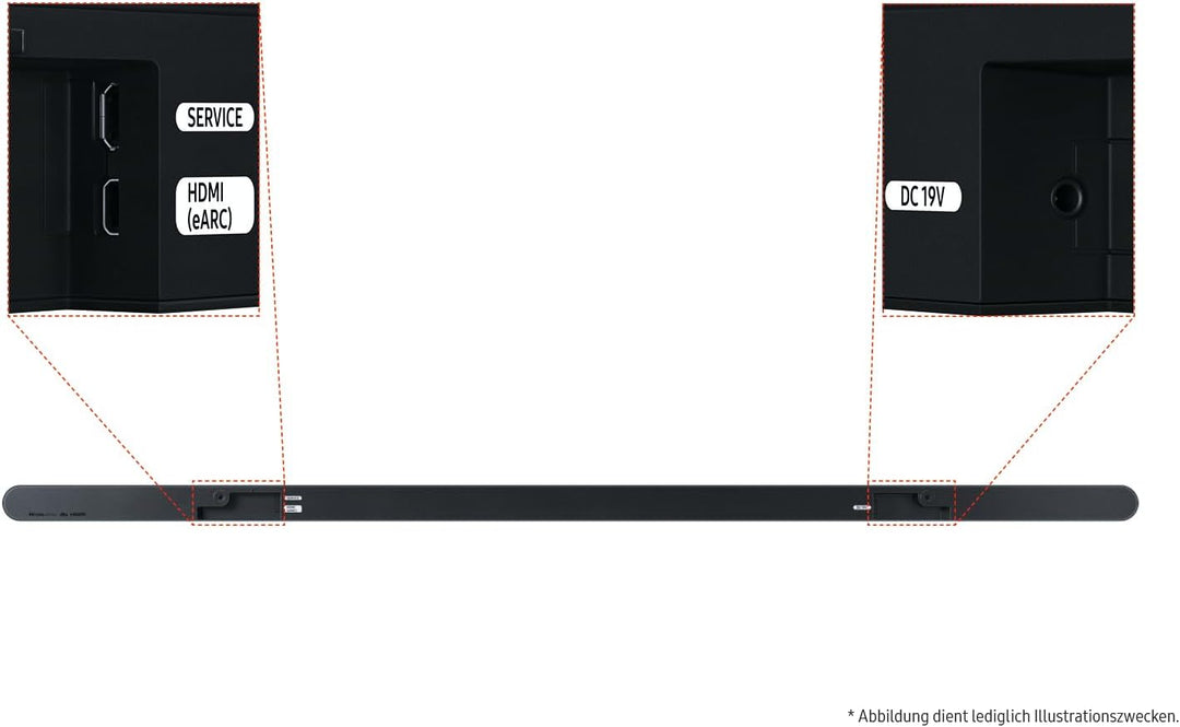 Samsung HW-S810GD 3.1.2-Kanal Ultra Slim Soundbar für TV-Geräte, Bluetooth-Lautsprecher mit ultrasch