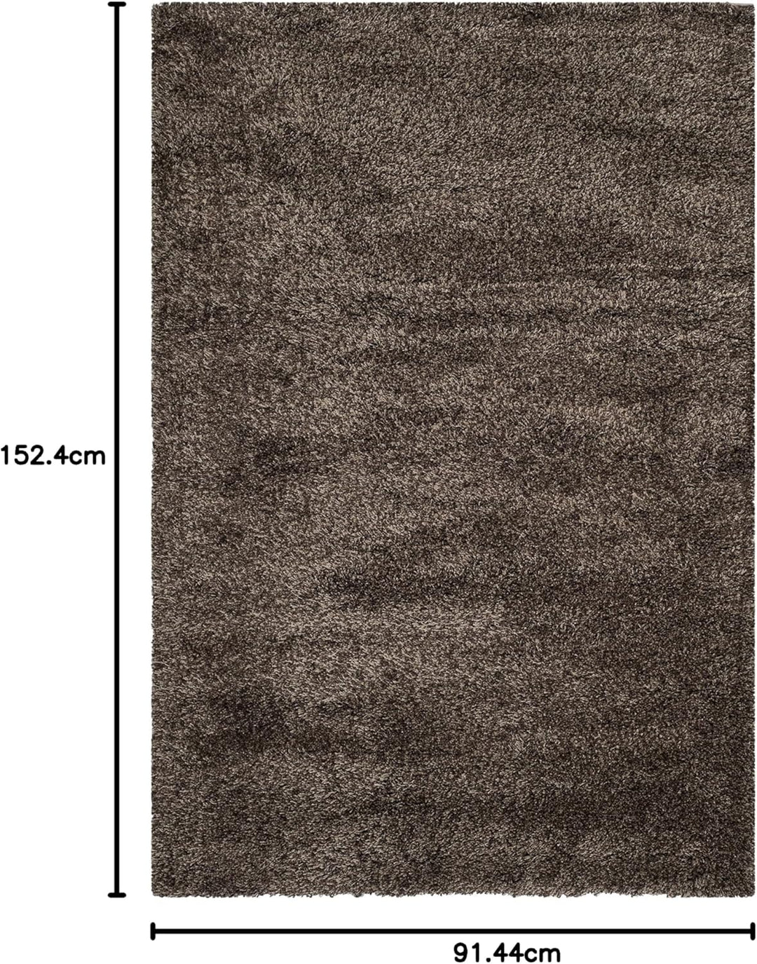 SAFAVIEH Zottelig Teppich für Wohnzimmer, Esszimmer, Schlafzimmer - California Shag Collection, Hohe
