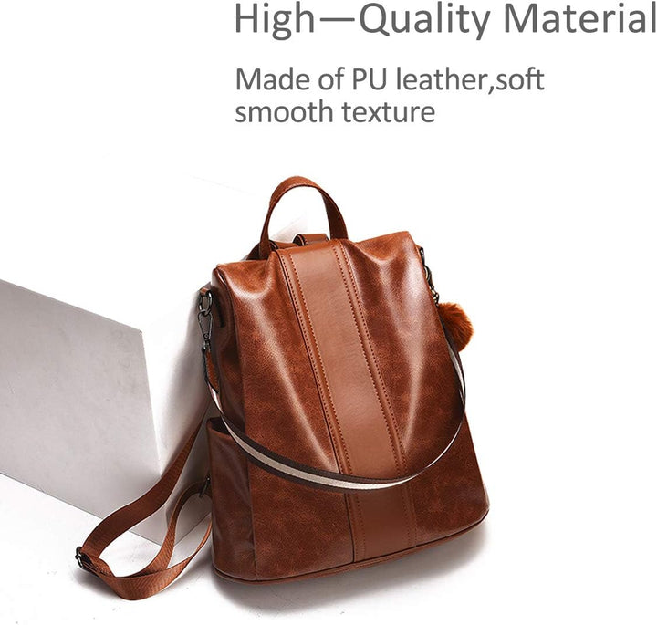 NICOLE & DORIS Rucksack Damen Rucksackhandtaschen Mode Rucksack Schulter Tasche wasserdichte Anti-Di