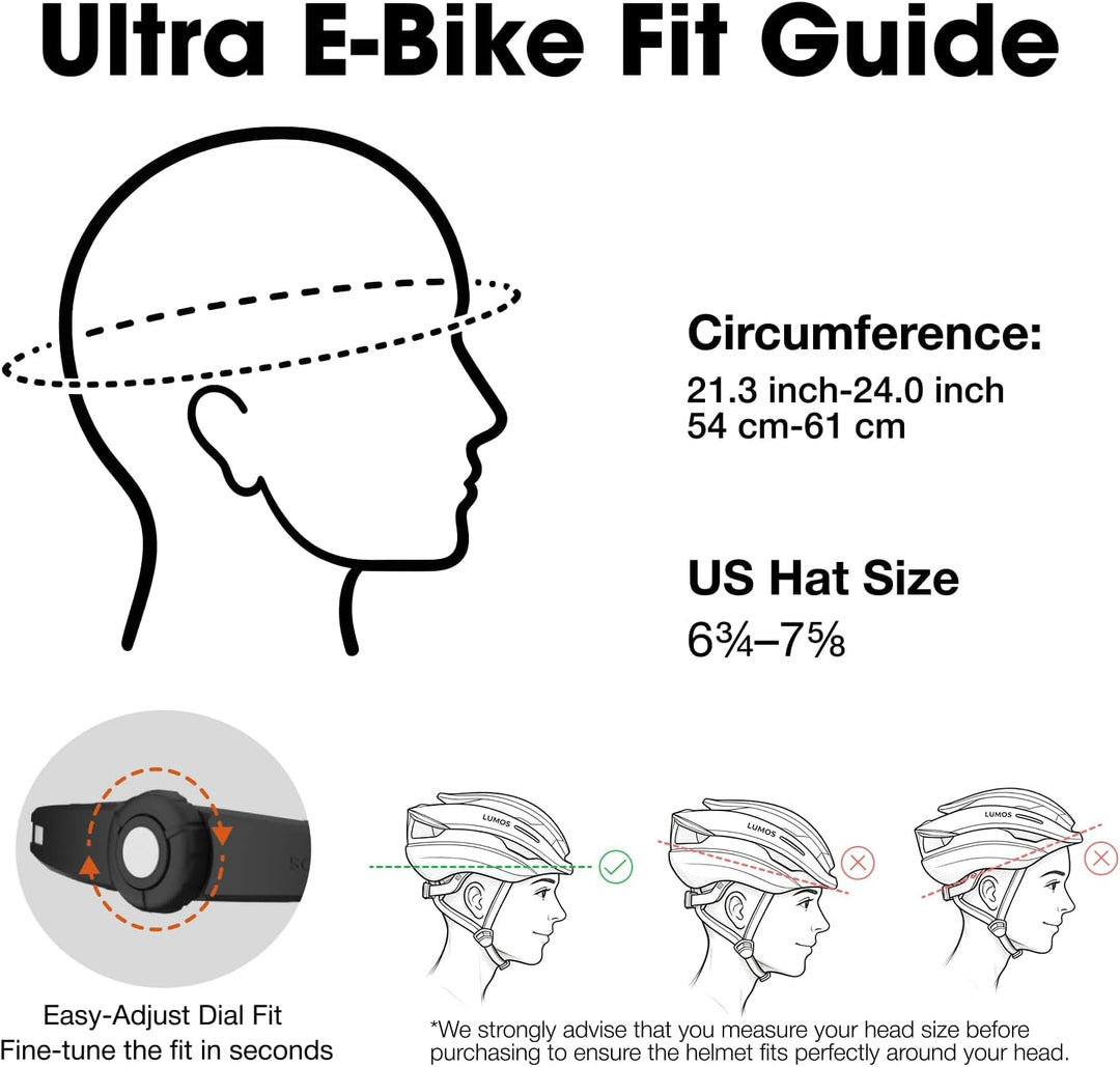 Lumos Ultra E-Bike Smart-Helm | NTA 8776 Zertifiziert | LED-Front- & Rücklichter | Einziehbares Visi