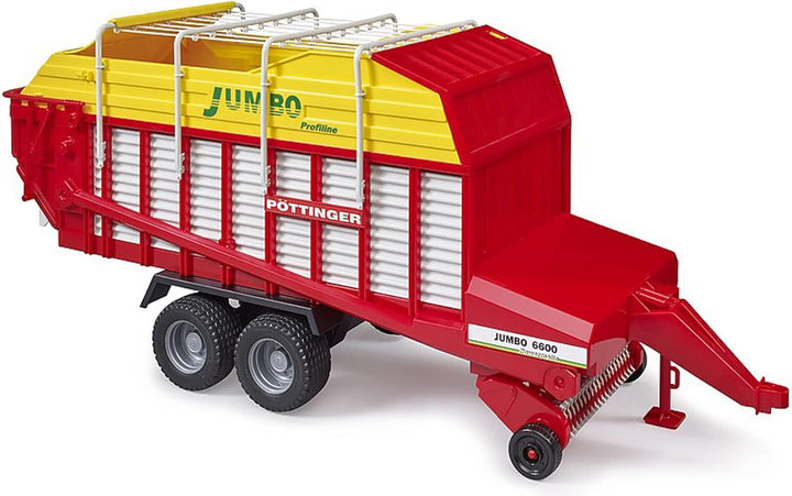bruder 02214 - Pottinger Jumbo 6600 Profiline - 1:16 Ladewagen, Traktoranhänger, Stroh Ernte, Heu Er