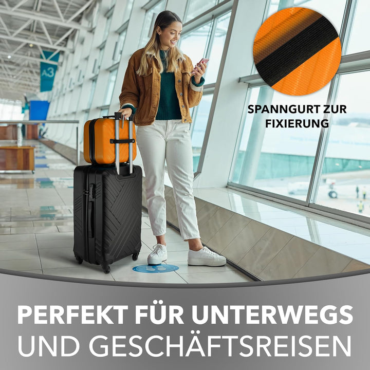 Xonic® Design Kosmetikkoffer aus ABS Hartschale – Robustes Beautycase als Handgepäck - Kosmetiktasch