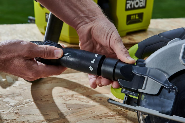 RYOBI 18 V ONE+ Brushless Akku-Handkreissäge RCS18BL-0, 184 mm Sägeblatt, werkzeuglose Einstellungen