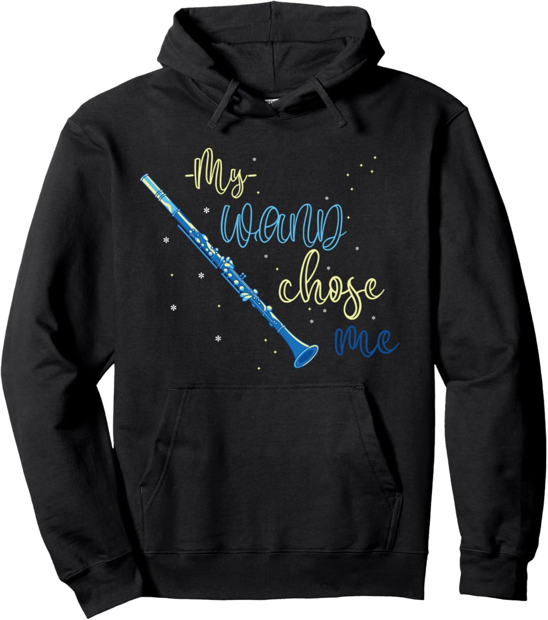 Musik Mein Zauberstab wählte mich Lustiges Klarinette Pullover Hoodie