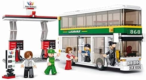 Sluban M38-B0331 - Baukasten - Stadt - Doppeldecker-Bus
