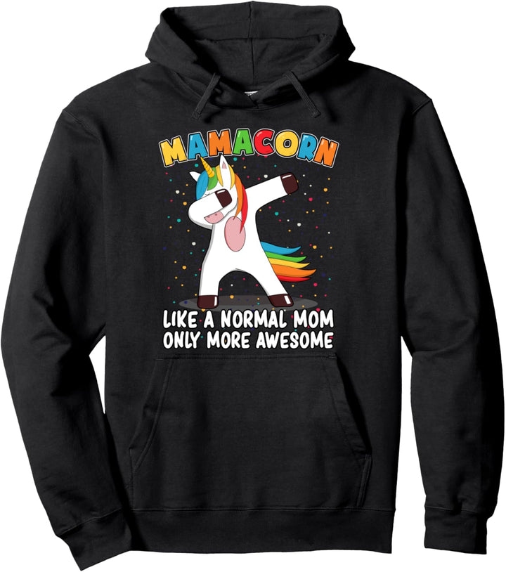 Mamacorn Coole Dabbing Einhorn Mama Spruch grossartige Mutter Pullover Hoodie