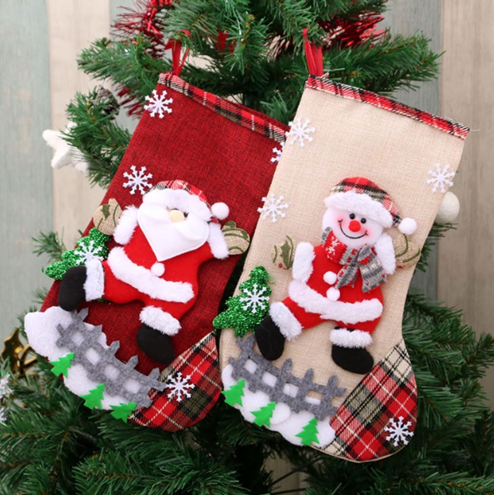 Weihnachtsstrumpf Nikolausstrumpf Set Nikolausstiefel Socken Weihnachtsstrumpf Geschenktüte Weihnach