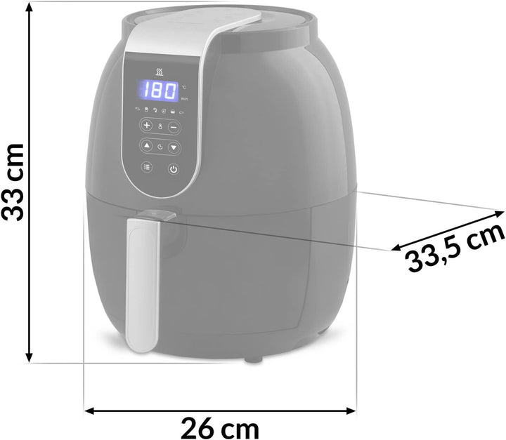 BERDSEN DB-651 Fettfreie Fritteuse mit Display, multifunktional, sicher, zertifiziert, einfach zu be