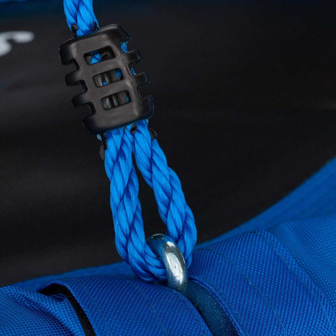 Relaxdays Unisex – Erwachsene, blau Nestschaukel, rund, für Kinder & Erwachsene, verstellbar, Ø 90 c