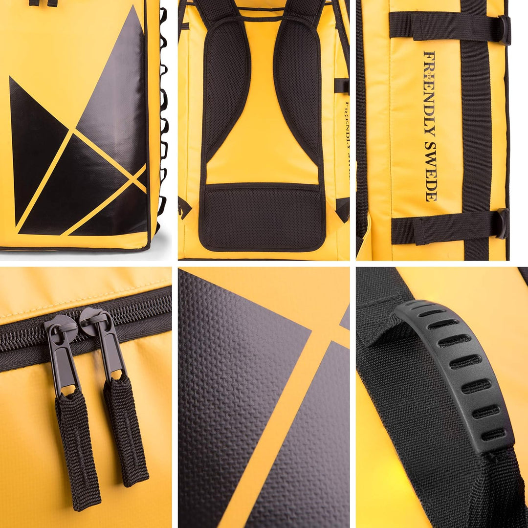 The Friendly Swede Laptop Rucksack Wasserdicht mit 13 Zoll Laptopfach - GRANEBERG City Tagesrucksack
